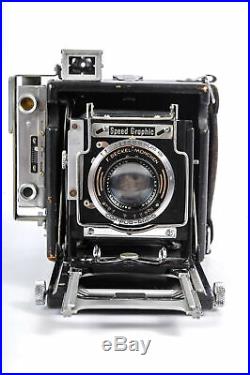 Vintage Graflex Speed Graphic 2X3 View Camera with Carl Zeiss 105mm F/3.5 Lens
