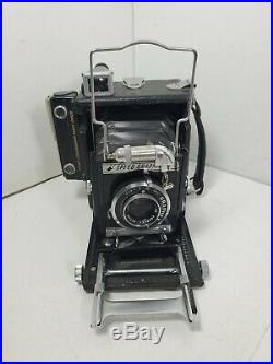 Vintage Graflex USA NY Speed Graphic 2x3 Field Camera with101mm Optar f4.5 Lens