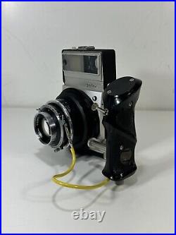 Vintage Graflex XL Rangefinder 6x7 Camera with Carl Zeiss Planar f/2.8 80mm Lens