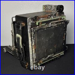 Vintage Graphex Crown Graphic Movie Camera Optar 135mm Lens f/4.7 Black 1940s