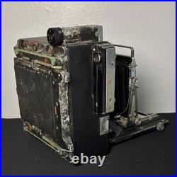 Vintage Graphex Crown Graphic Movie Camera Optar 135mm Lens f/4.7 Black 1940s