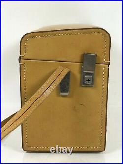 Vintage HASSELBLAD Tan Leather Camera Lens Carrying Case 500 C/M