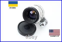 Vintage HELIOS 44 Lens KMZ Silver 2/58, 8 aperture blades, Start camera mount