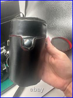 Vintage Honeywell Pentax Camera with Multiple Lenses & Carrying Case Untested Vintage Honeywell Pentax Camera with Multiple Lenses & Carrying Case Untested