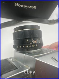 Vintage Honeywell Pentax Camera with Multiple Lenses & Carrying Case Untested Vintage Honeywell Pentax Camera with Multiple Lenses & Carrying Case Untested