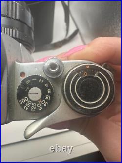 Vintage Honeywell Pentax Camera with Multiple Lenses & Carrying Case Untested Vintage Honeywell Pentax Camera with Multiple Lenses & Carrying Case Untested