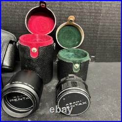 Vintage Honeywell Pentax Camera with Multiple Lenses Untested