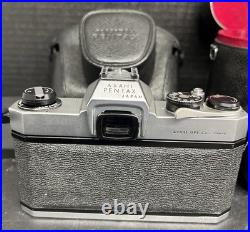 Vintage Honeywell Pentax Camera with Multiple Lenses Untested