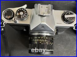 Vintage Honeywell Pentax Camera with Multiple Lenses Untested