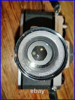 Vintage Honeywell Pentax Spotmatic 35mm Camera SPll, Case Strap & Lens