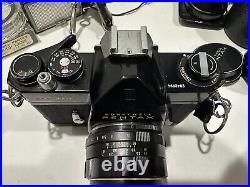 Vintage Honeywell Pentax Spotmatic Film Camera Tested! 3 Lenses, Case And More