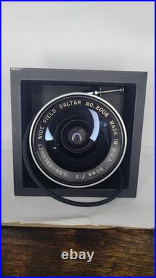 Vintage Ilex Calumet Wide Field Caltar 90mm f/8 Large Format Lens Copal Tested
