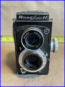 Vintage Japanese Ricoh Super 44 Film Camera With Riken Lens