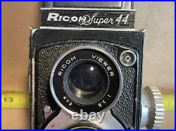 Vintage Japanese Ricoh Super 44 Film Camera With Riken Lens