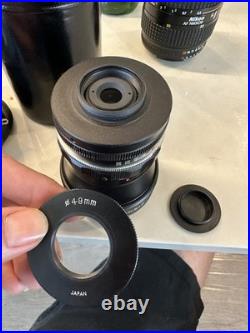 Vintage Kenko Fish-Eye 180° Lens Converter Japan with Case 49mm Ring
