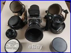 Vintage Kiev 88 6 x 6 cm TTL Medium format Camera with many lens and extras