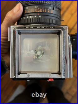 Vintage Kiev 88 USSR Medium Format Film Camera with MIR 65mm f/3.5 Lens + Filters