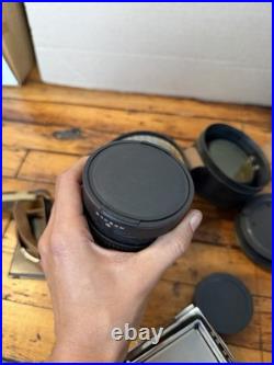 Vintage Kiev 88 USSR Medium Format Film Camera with MIR 65mm f/3.5 Lens + Filters