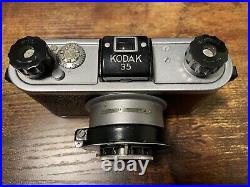 Vintage Kodak 35 Pre-War 1938-1942 Black Knobs Kodex f/5.6 50mm Tested WORKS