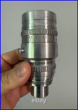 Vintage Kodak 50mm f1.6 Anastigmat S Mount Cine Lens 16mm Movie Camera