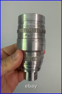 Vintage Kodak 50mm f1.6 Anastigmat S Mount Cine Lens 16mm Movie Camera