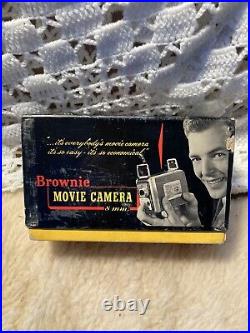 Vintage Kodak No. 82 8mm Brownie Movie Camera F/2.7 Lens WITH ORIGINAL BOX
