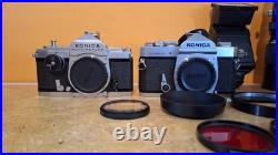 Vintage Konica 2 Camera 35mm SLR professional kit