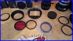 Vintage Konica 2 Camera 35mm SLR professional kit