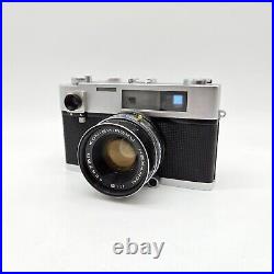 Vintage Konica Auto S 35mm Camera with Hexanon 47mm f/1.9 Lens Case & Box Working