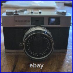 Vintage Konica Auto S2 35mm Rangefinder Film Camera Hexanon 45mm f1.8 Lens Clean