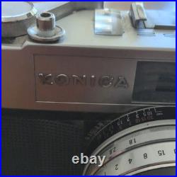 Vintage Konica Auto S2 35mm Rangefinder Film Camera Hexanon 45mm f1.8 Lens Clean