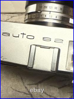 Vintage Konica Auto S2 Hexanon 52mm f1.8 Lens Japan Untested With Box Nice Camera