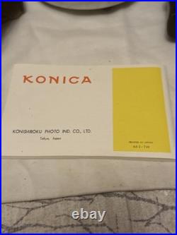 Vintage Konica Auto S2 Hexanon 52mm f1.8 Lens Japan Untested With Box Nice Camera