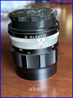 Vintage Konica Hexanon 12.8 SLR 35mm Camera Lense