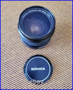 Vintage Konica Hexanon AR 24mm F=2.8 Wide Angle Camera Lens