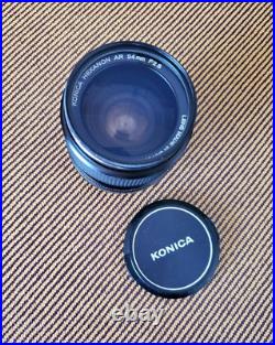 Vintage Konica Hexanon AR 24mm F=2.8 Wide Angle Camera Lens