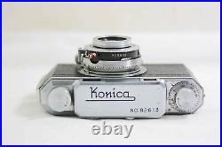 Vintage Konica I Rangefinder Camera With 50mm F2.8 Hexanon Lens 1948-50