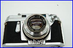 Vintage Konica III film camera with Konishiroku Hexanon 48mm 12 lens Excellent