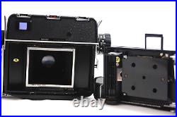 Vintage Konica Rapid Omega 100 120 Film Rangefinder Camera With Lens/back (exc)