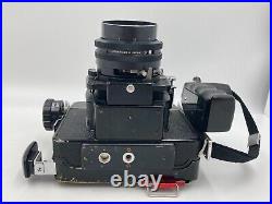 Vintage Konica Rapid Omega 100 Medium Format Rangefinder Camera Omegon 90mm Lens