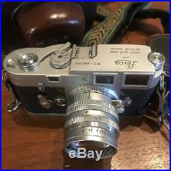 Vintage LEICA M3 35mm RANGEFINDER Film Camera Love Number & Summicron f=5cm Lens
