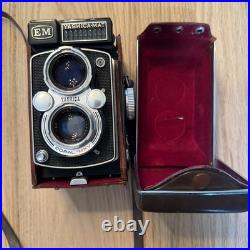 Vintage LM Yashica-Mat Copal MXV Camera 80mm Twin Lens W Leather Case