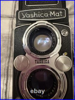 Vintage LM Yashica-Mat Copal MXV Camera 80mm Twin Lens W Leather Case Vintage LM Yashica-Mat Copal MXV Camera 80mm Twin Lens W Leather Case