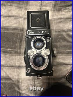 Vintage LM Yashica-Mat Copal MXV Camera 80mm Twin Lens W Leather Case