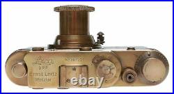 Vintage Leica Copy 3 Series Camera Zorki C Leitz Elmar 13.5 F=50mm Brass