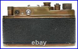 Vintage Leica Copy 3 Series Camera Zorki C Leitz Elmar 13.5 F=50mm Brass