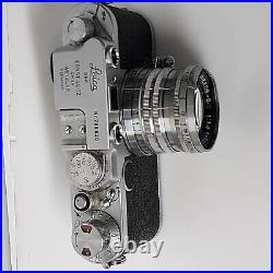 Vintage Leica D. B. P. Ernst Leitz Wetzlar Camera Germany #788620 Nikkor S. C 1.4