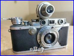 Vintage Leica D. R. P. Ernst Leitz Wetzlar No. 282234, 1930s Camera incl. 2 lenses