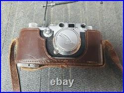 Vintage Leica III C camera 35mm bellows close-up bundle with lens and body