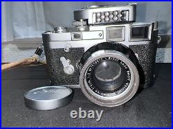 Vintage Leica M3 Camera With Summicron 50Mm F2 lens & Leica meter